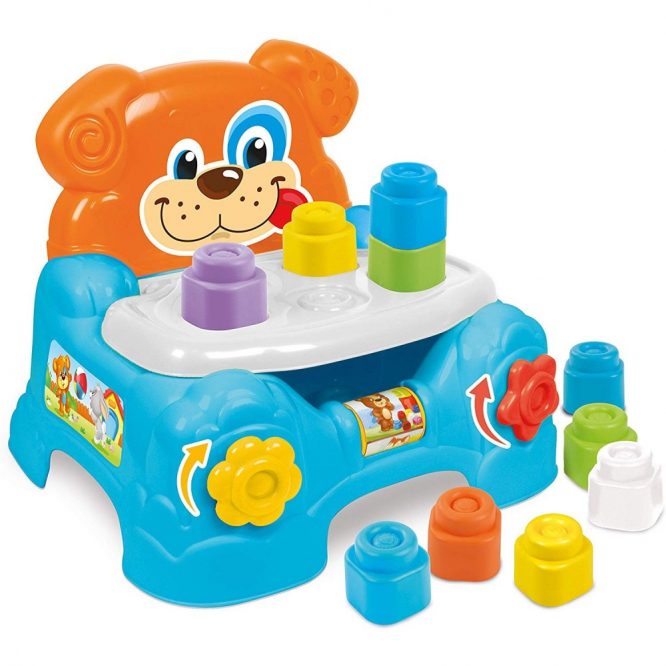 Poltroncina Porta Mattoncini - Clementoni Blu - immagine 2