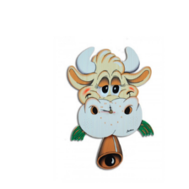 Orologio Mov. Occhi Mucca - Bartolucci