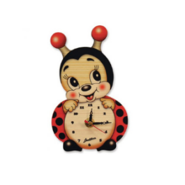 Orologio Picc. Muro Coccinella - Bartolucci