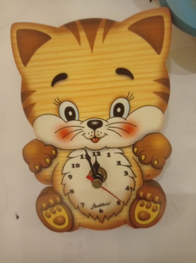 Orologio Picc. Muro Gatto Tg - Bartolucci