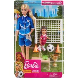 Barbie Sport Playset - Allenatrice di Calcio