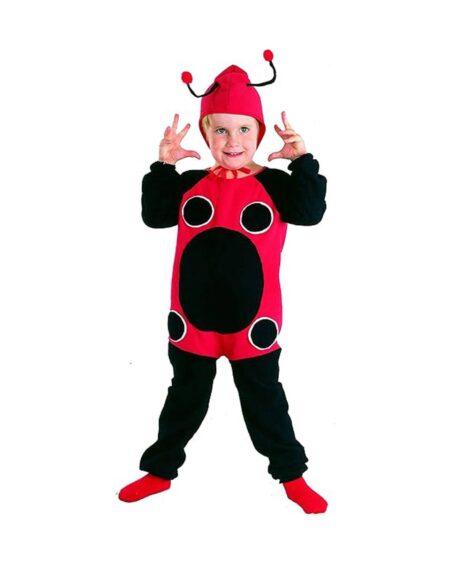 Costume Carnevale Coccinella 3-4