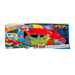 Hot Wheels Mattel Dragon Launch Transporter Playset