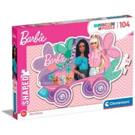 Puzzle Clementoni Barbie Super Color per Bambini, 104 Pezzi