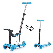 Scooter Bambini 3 in 1 Multi Plus Blu con Luci LED